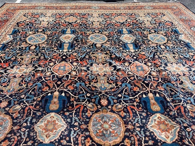 Antique Palace size all over Persian Bidjar rug-5241 - 5