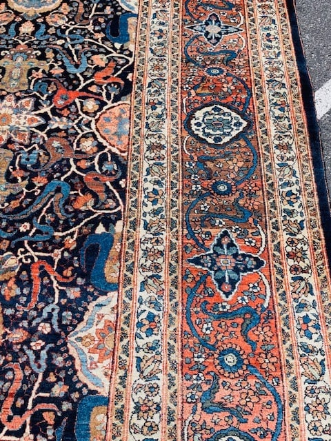 Antique Palace size all over Persian Bidjar rug-5241 - 6