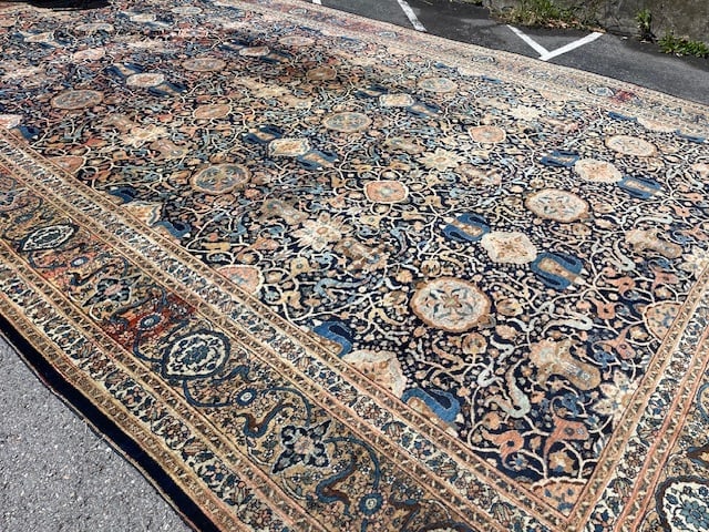 Antique Palace size all over Persian Bidjar rug-5241 - 7