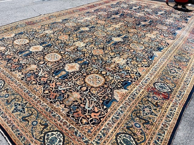 Antique Palace size all over Persian Bidjar rug-5241 - 8