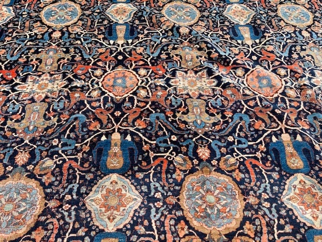 Antique Palace size all over Persian Bidjar rug-5241 - 9