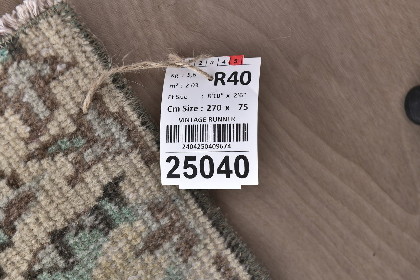 2'5'' x 8'10'' Turkish Vintage Runner Rug - 25040 - 16