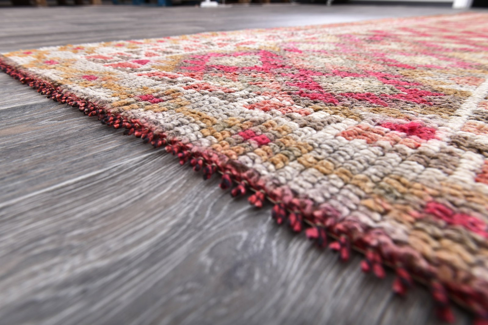 2'6'' x 10'2'' Handmade Vintage Wool Rug - 243952 - 13
