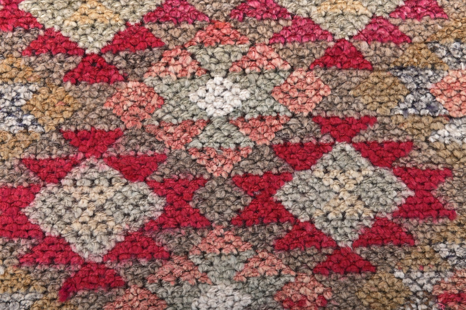 2'6'' x 10'2'' Handmade Vintage Wool Rug - 243952 - 6