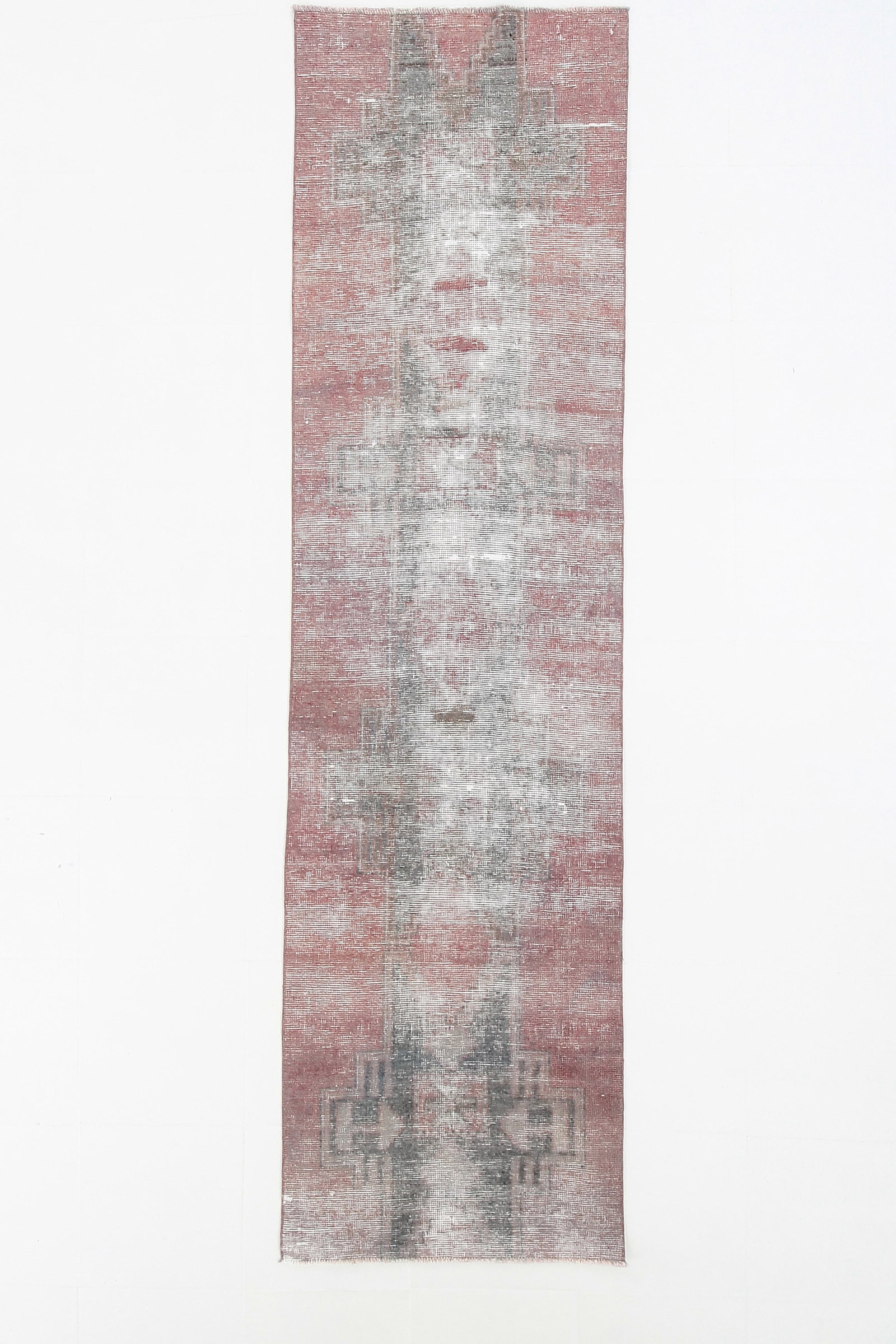 2'8'' x 10'5'' Turkish Vintage Runner Rug - 5210: Title: 2'8'' x 10'5'' Turkish Vintage Runner Rug - 5210 Description:2'8'' x 10'5'' Turkish Vintage Runner Rug - 5210 Origin:Turkiye Date/Period:1960-90 Materials:Wool,Cotton Dimension:2'8''x10'5'' ft,