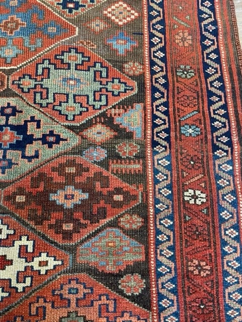 Antique Tribal Kurdish- Caucasinn Rug-3405 - 7