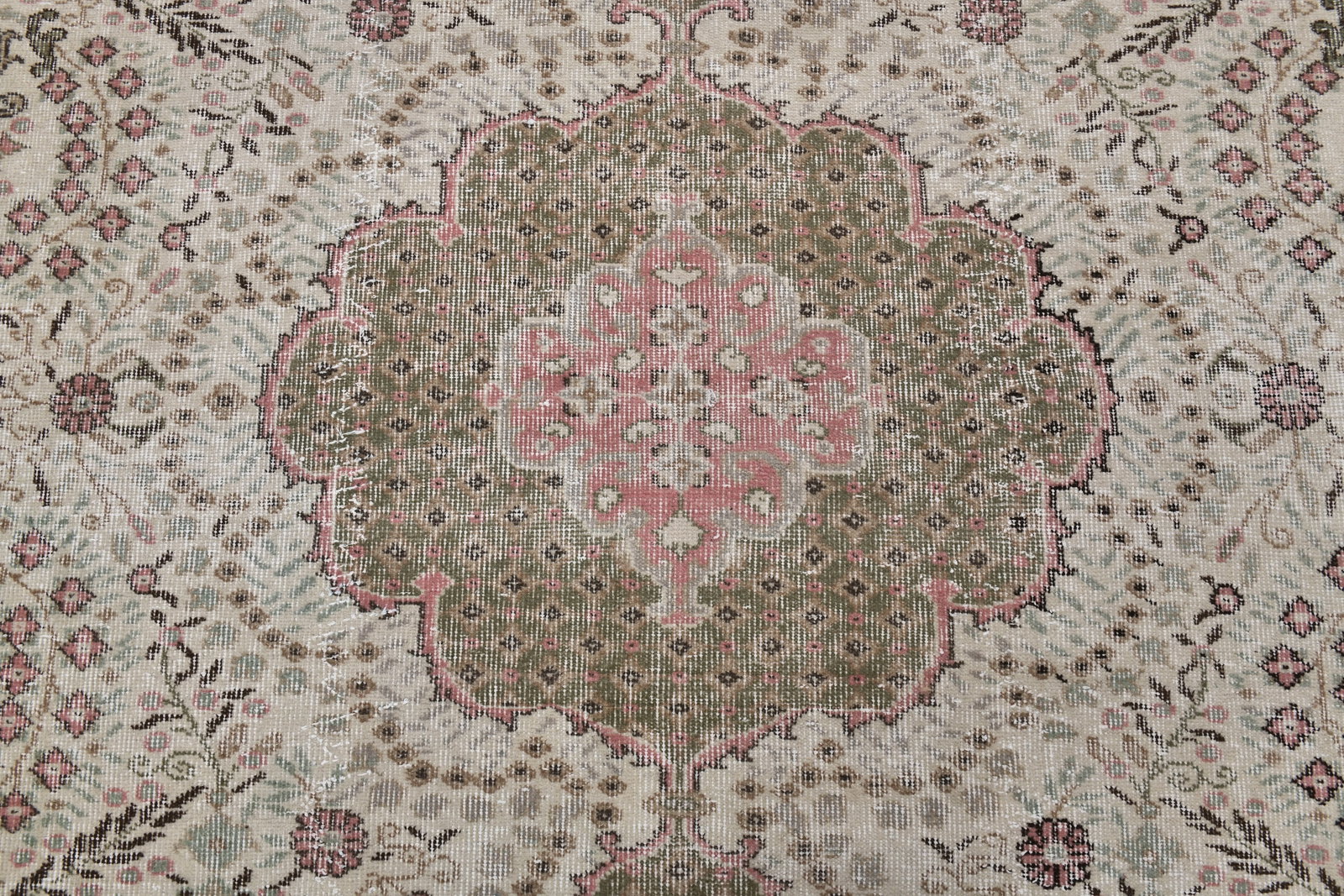 6'9'' x 10'2'' Turkish Vintage Runner Rug - 242345 - 5