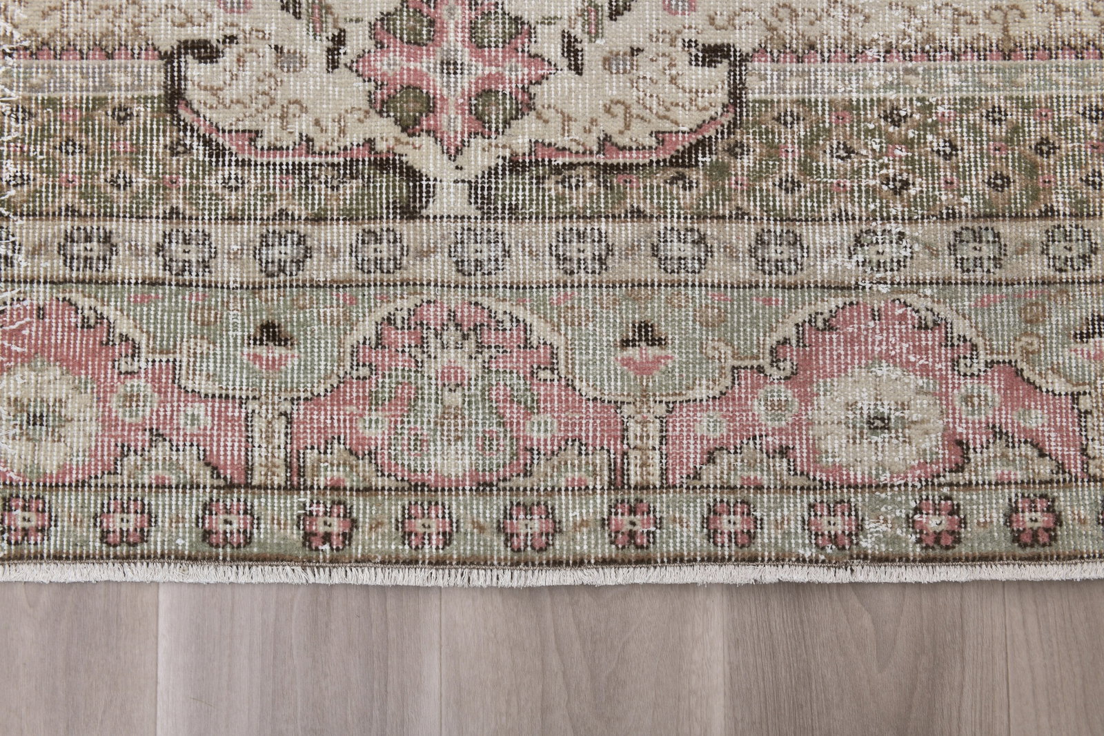 6'9'' x 10'2'' Turkish Vintage Runner Rug - 242345 - 9