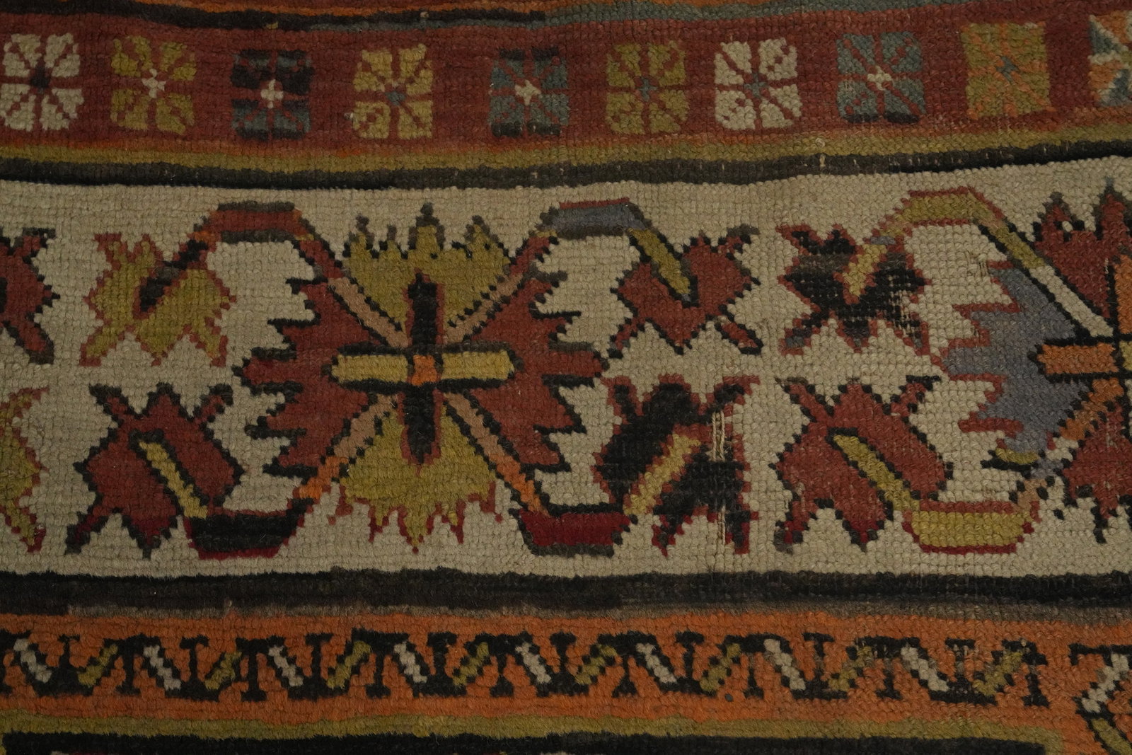 Pre-1900 Antique Caucasian Vegetable Dye Rug 4x6 - 6