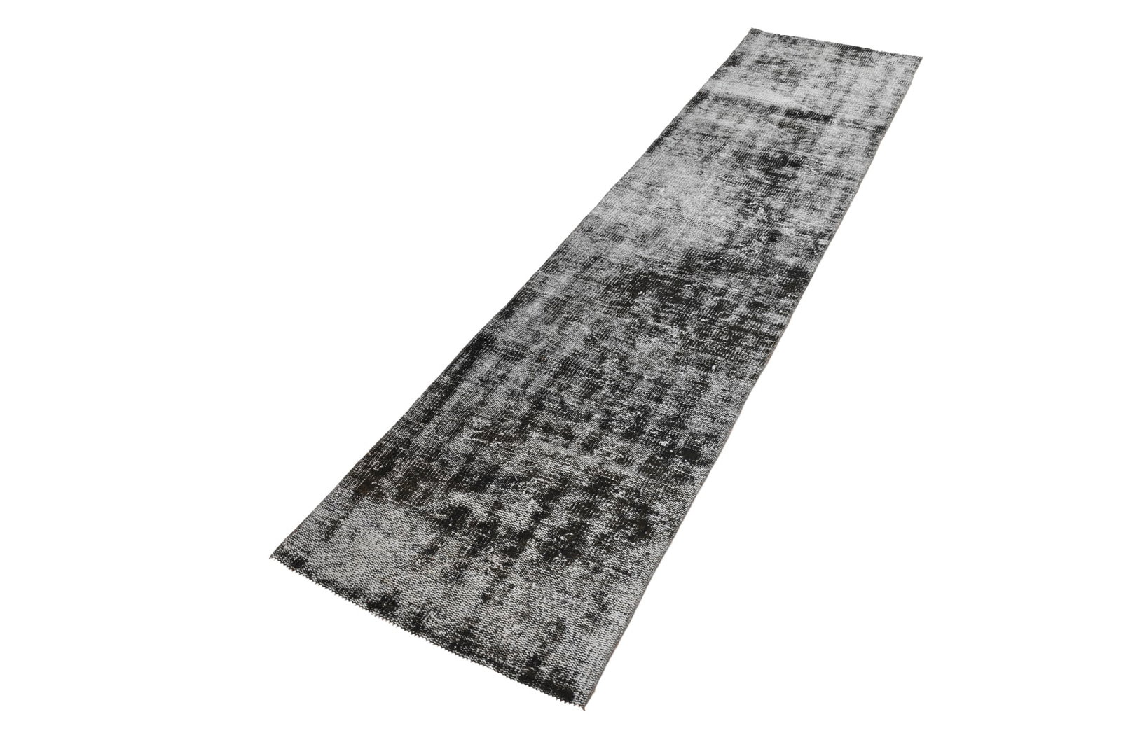 2'2'' x 9'4'' Handmade Vintage Wool Rug - 7051 - 3