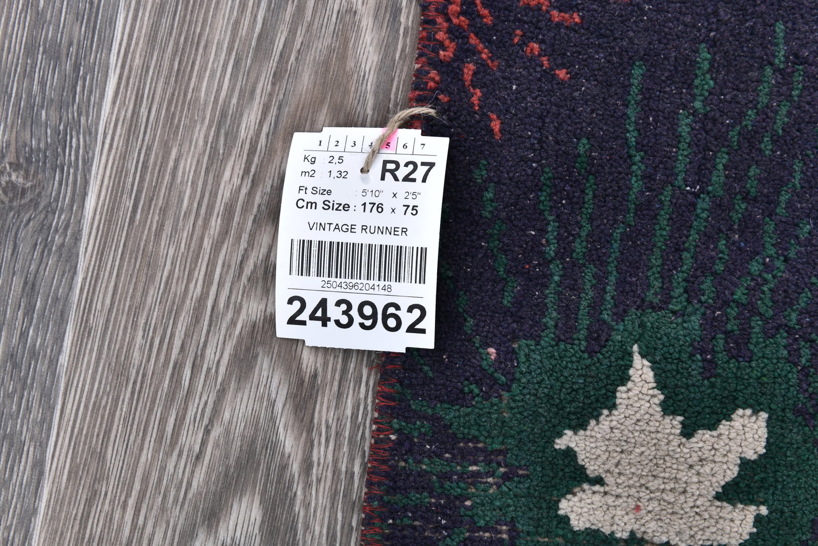 2'5'' x 5'9'' Turkish Vintage Runner Rug - 243962 - 14