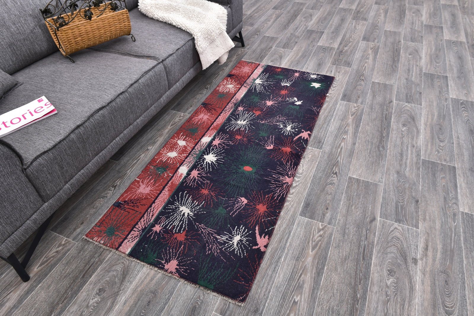 2'5'' x 5'9'' Turkish Vintage Runner Rug - 243962 - 2