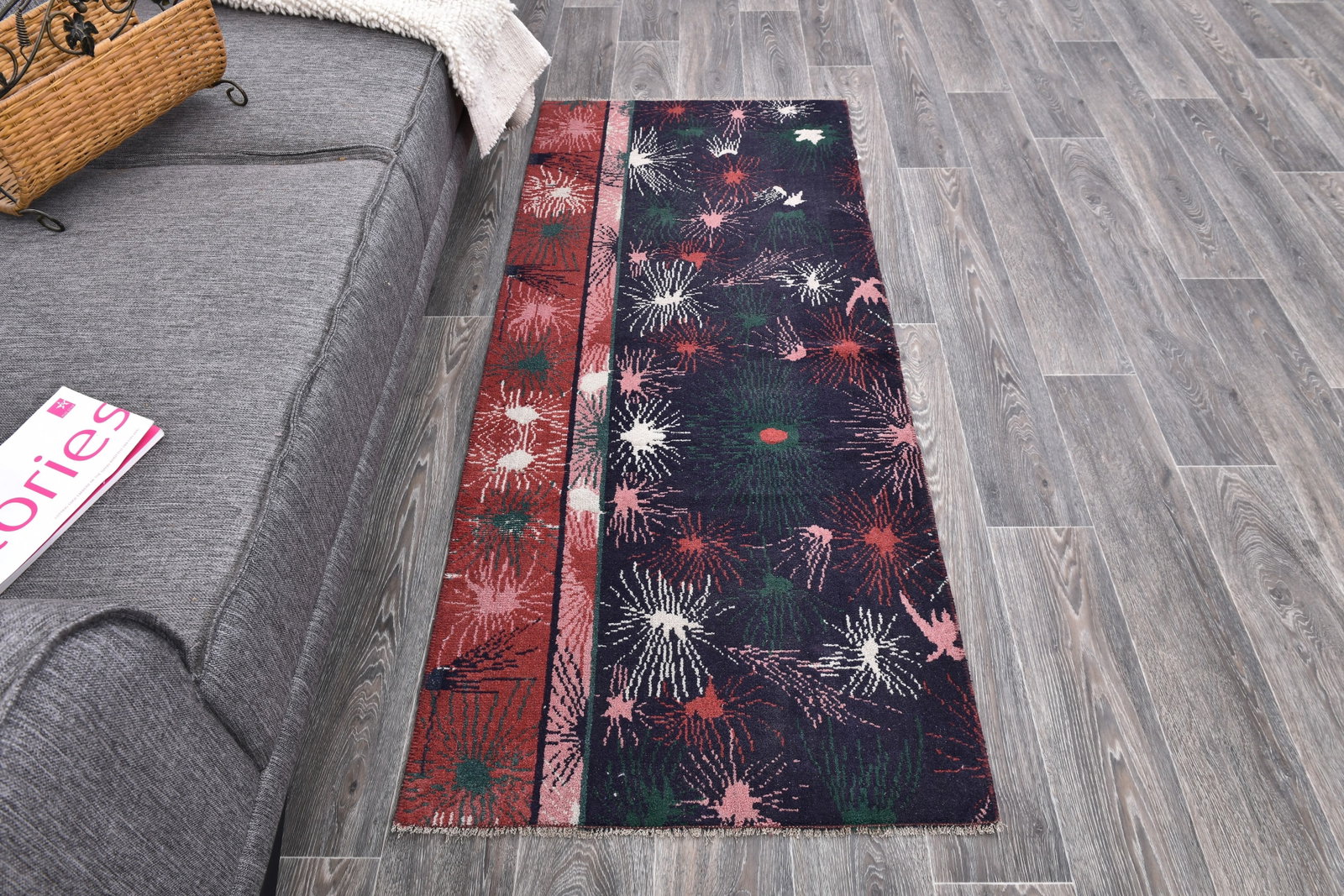 2'5'' x 5'9'' Turkish Vintage Runner Rug - 243962 - 3