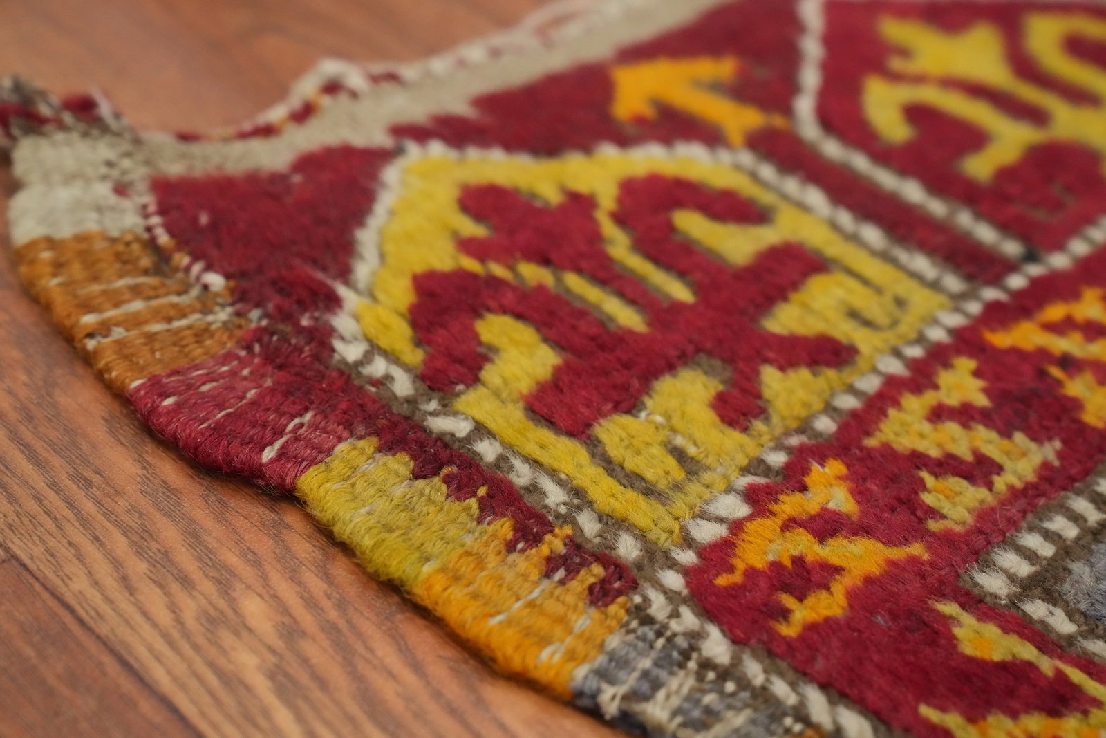 Antique Geometric Anatolian Turkish Rug 4x6 - 14