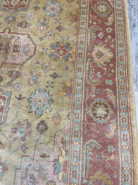 Vintage Turkish Ushak Rug-5146 - 5