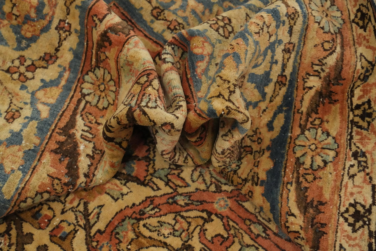 Antique Tabriz Persian Area Rug 10x13 - 15