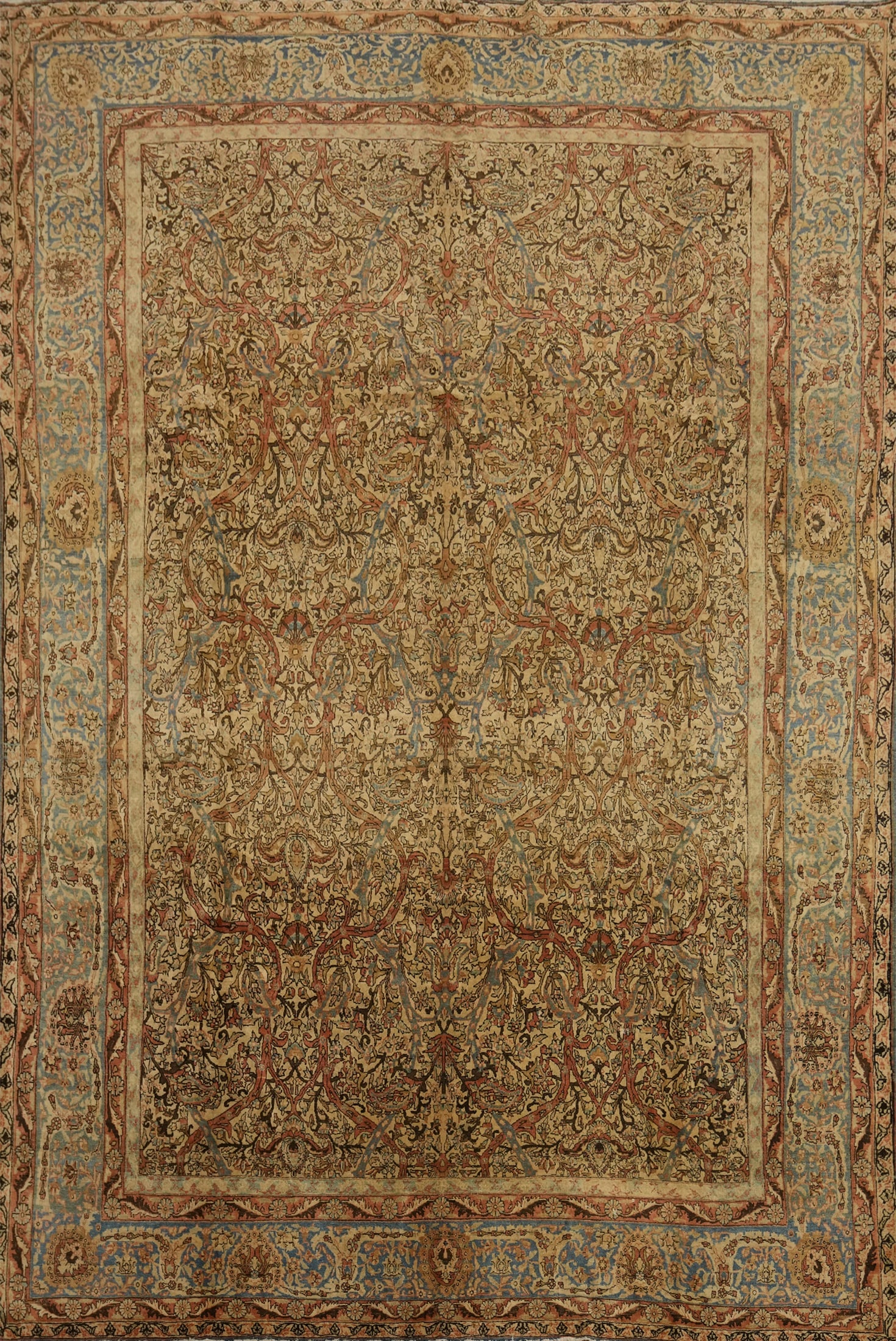 Antique Tabriz Persian Area Rug 10x13 (1 of 16)