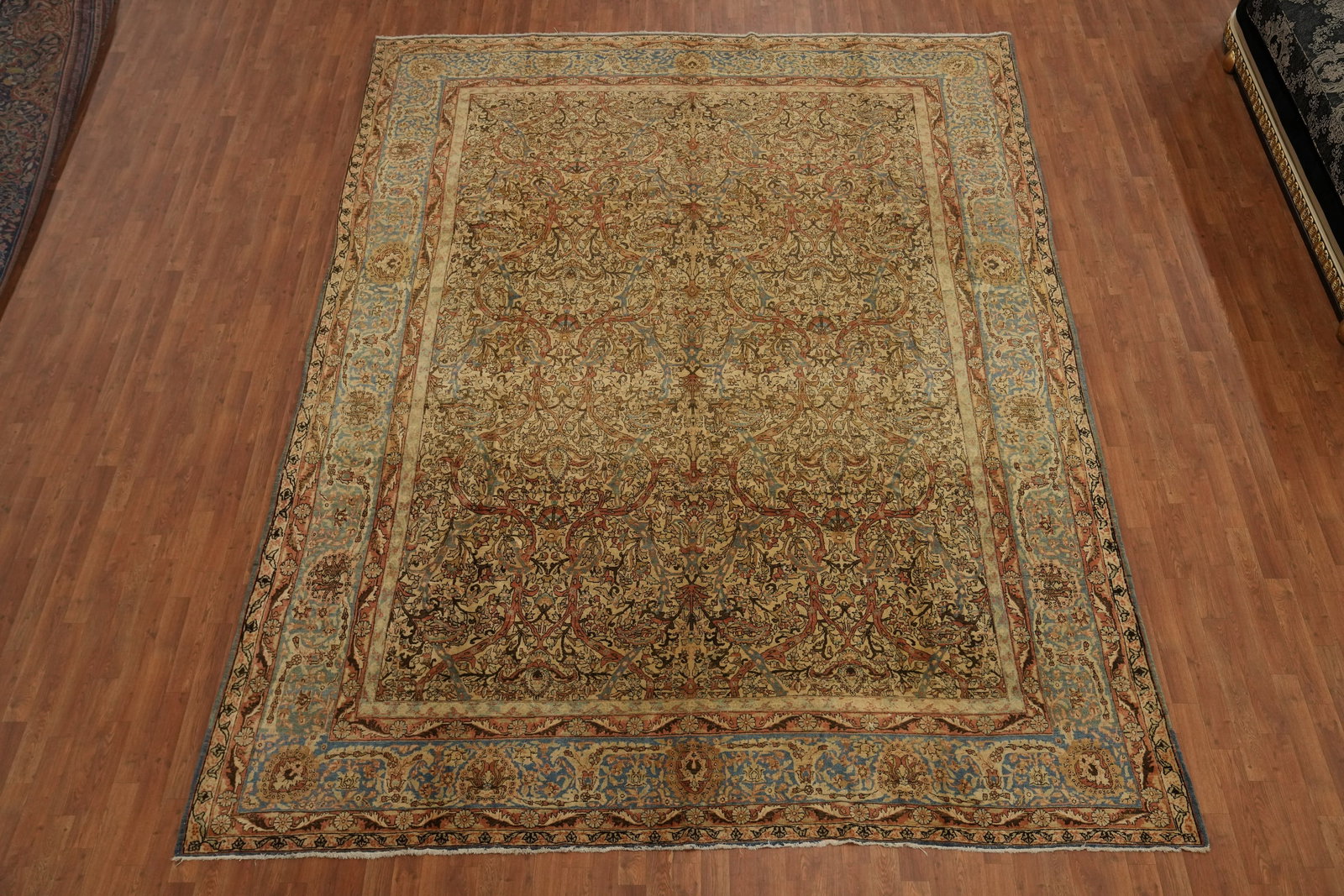 Antique Tabriz Persian Area Rug 10x13 - 2