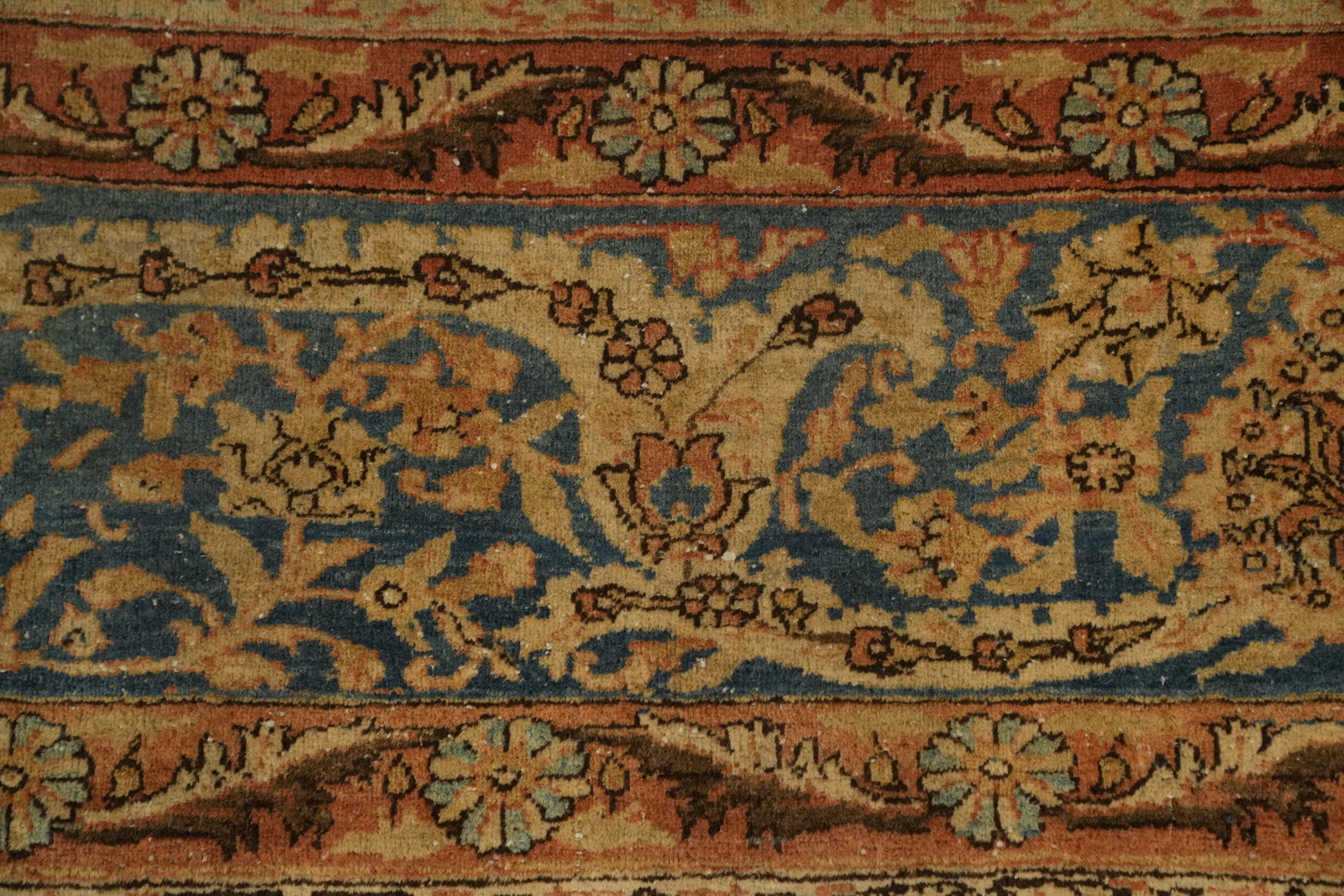 Antique Tabriz Persian Area Rug 10x13 - 5
