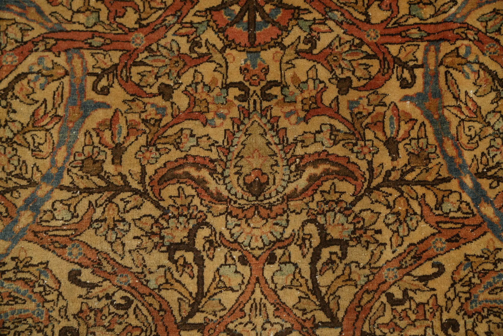 Antique Tabriz Persian Area Rug 10x13 - 6