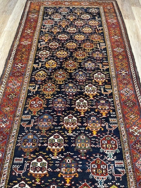 Antique Persian Lori - Bakhtiari Rug-5182 - 9