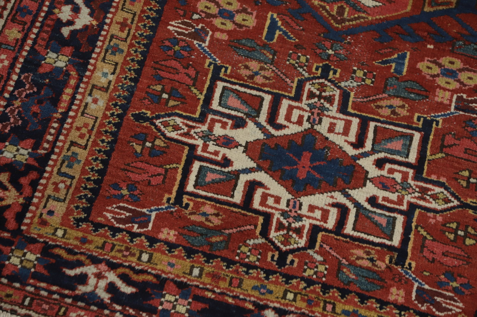 Antique Vegetable Dye Gharajeh Persian Rug 3x4 - 6