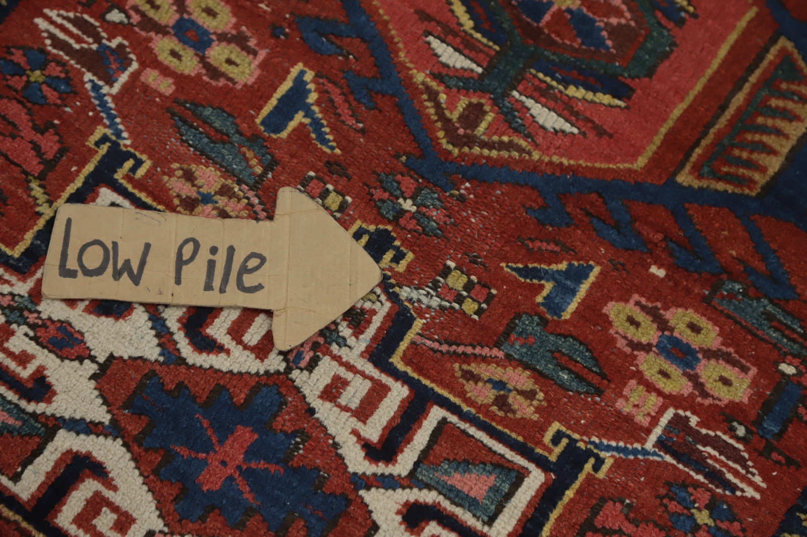 Antique Vegetable Dye Gharajeh Persian Rug 3x4 - 9