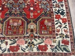 Antique Persian Bakhtiari Rug-5180 - 2