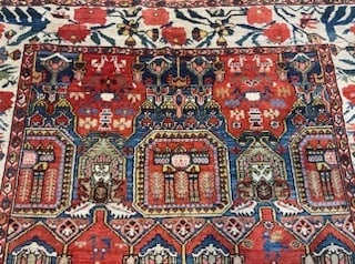 Antique Persian Bakhtiari Rug-5180 - 4