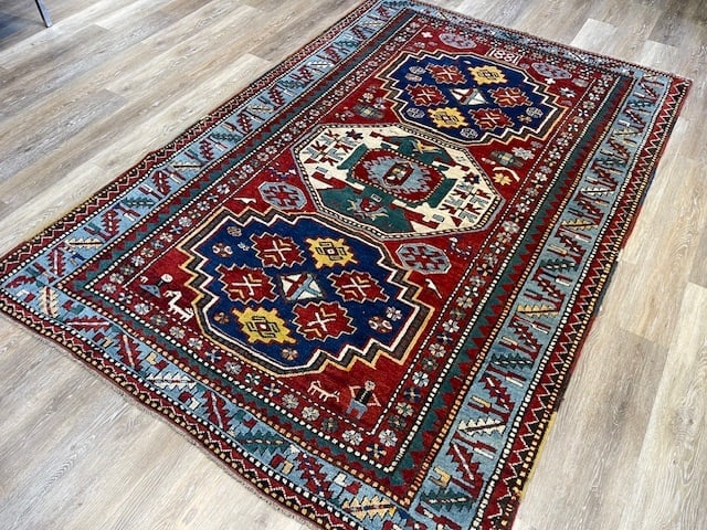 Date Antique Lori Kazak Caucasian Rug-5180 - 8