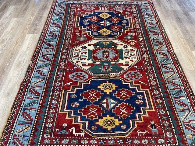 Date Antique Lori Kazak Caucasian Rug-5180 - 9
