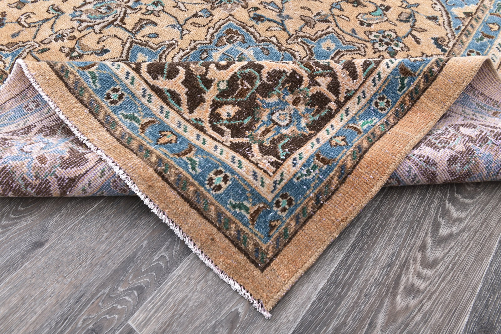 9'5'' x 12'6'' Unique Handmade Vintage Rug - 242406 - 12