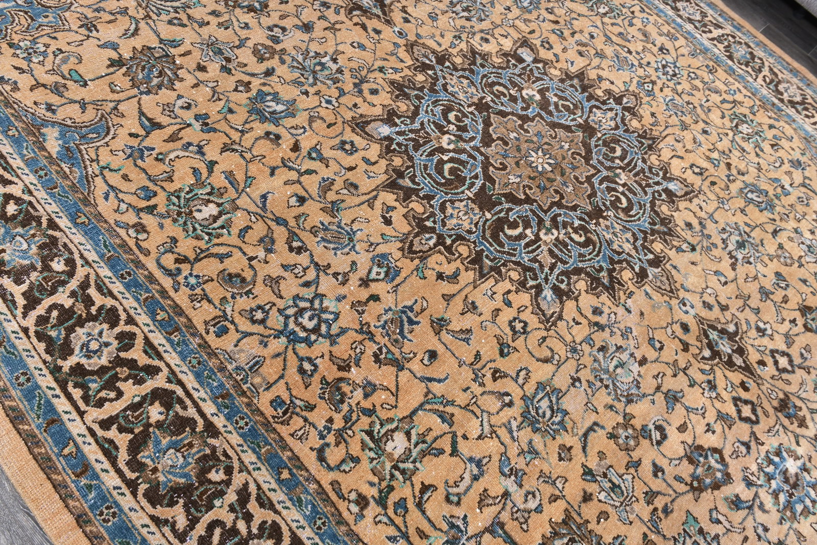 9'5'' x 12'6'' Unique Handmade Vintage Rug - 242406 - 4