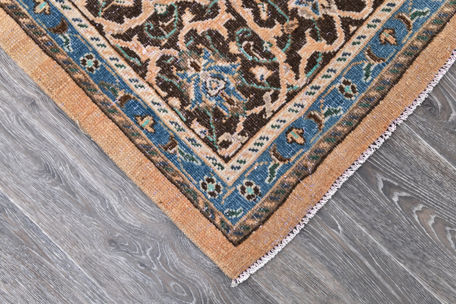 9'5'' x 12'6'' Unique Handmade Vintage Rug - 242406 - 7