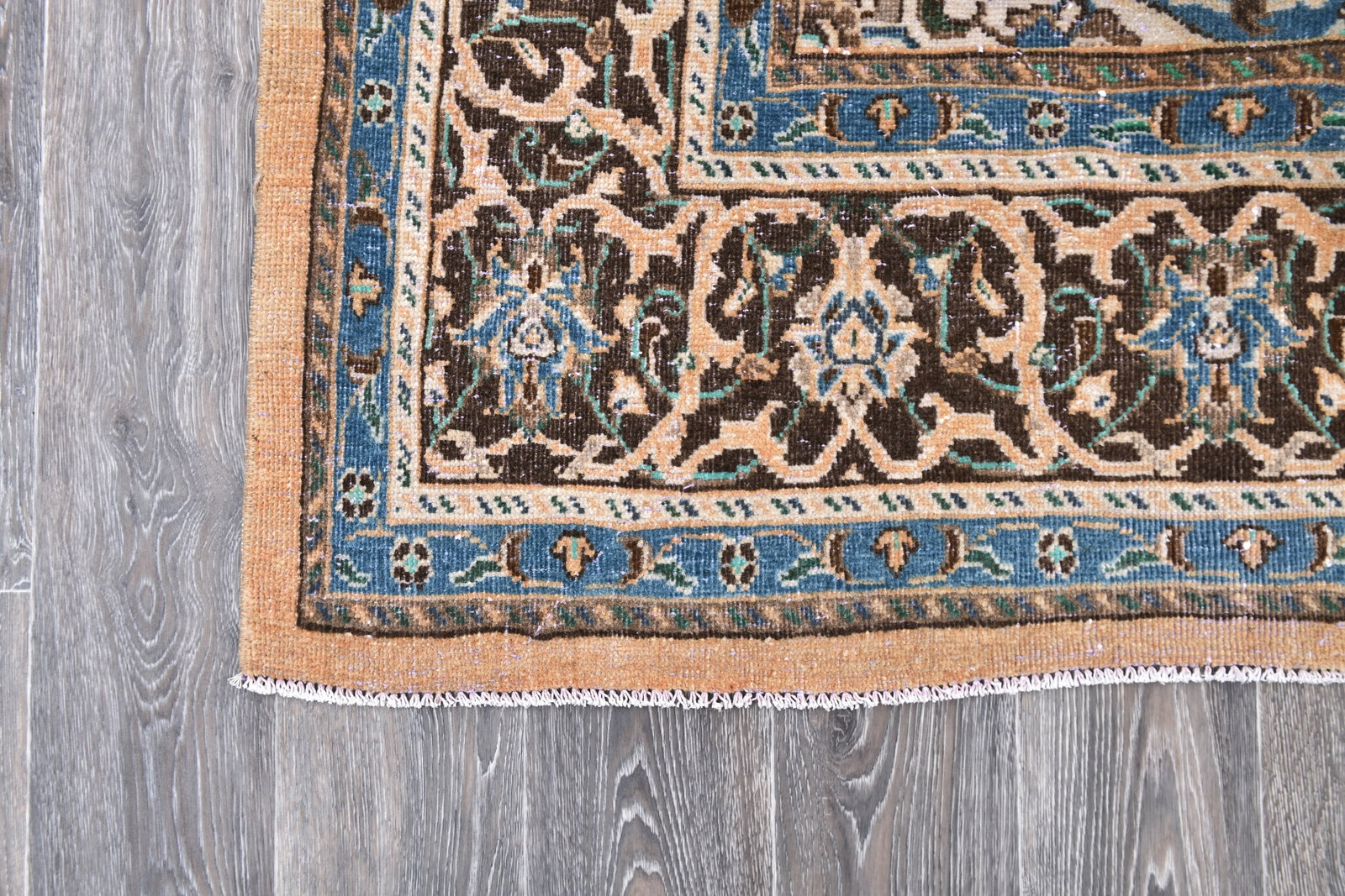 9'5'' x 12'6'' Unique Handmade Vintage Rug - 242406 - 8