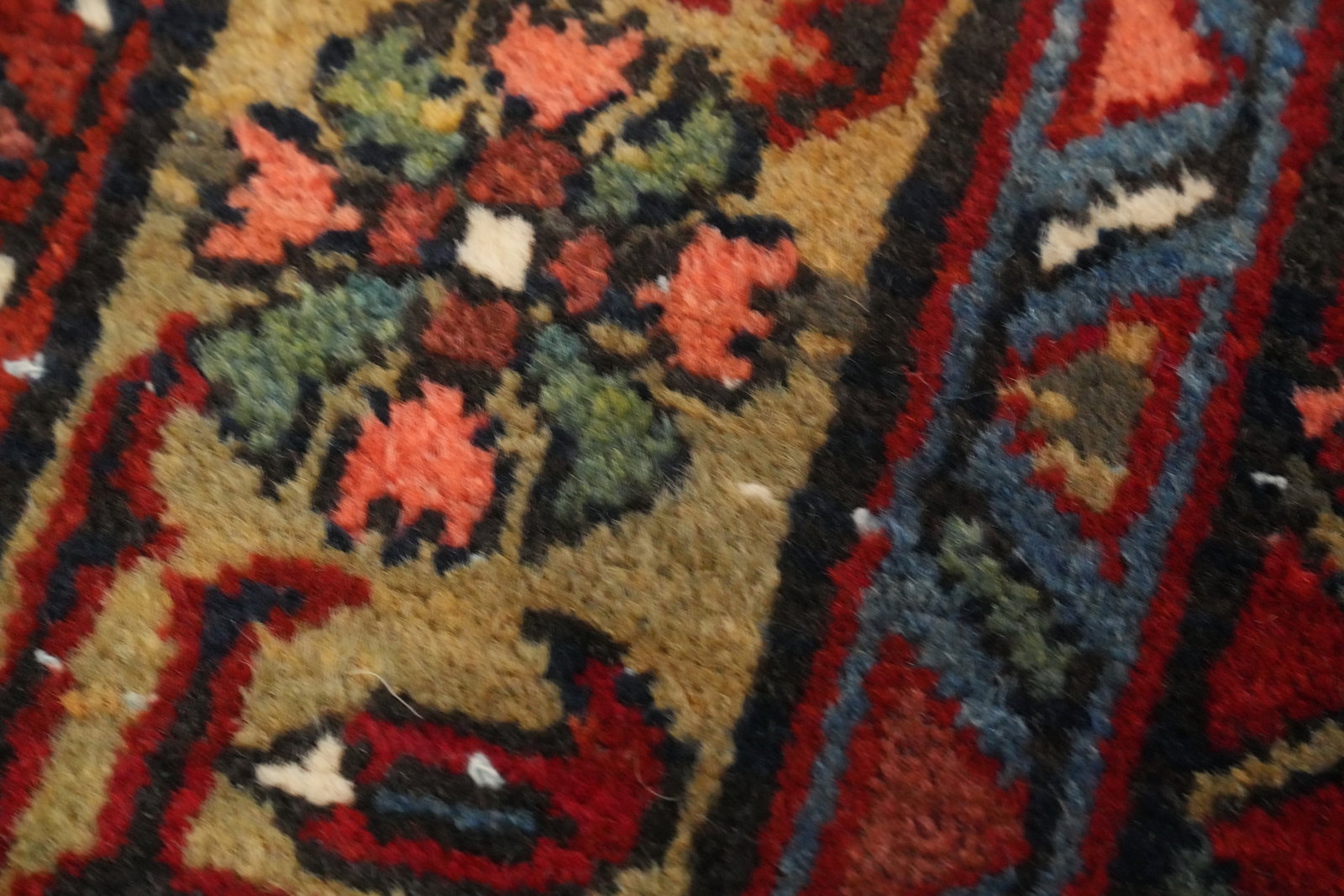 Antique Heriz Serapi Persian Runner Rug 3x11 - 10