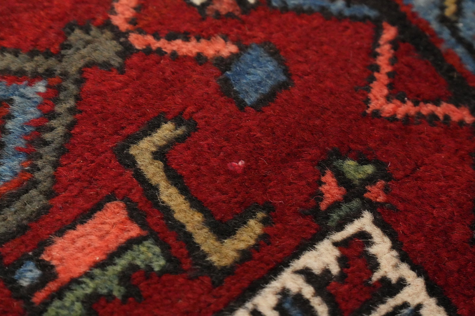 Antique Heriz Serapi Persian Runner Rug 3x11 - 8