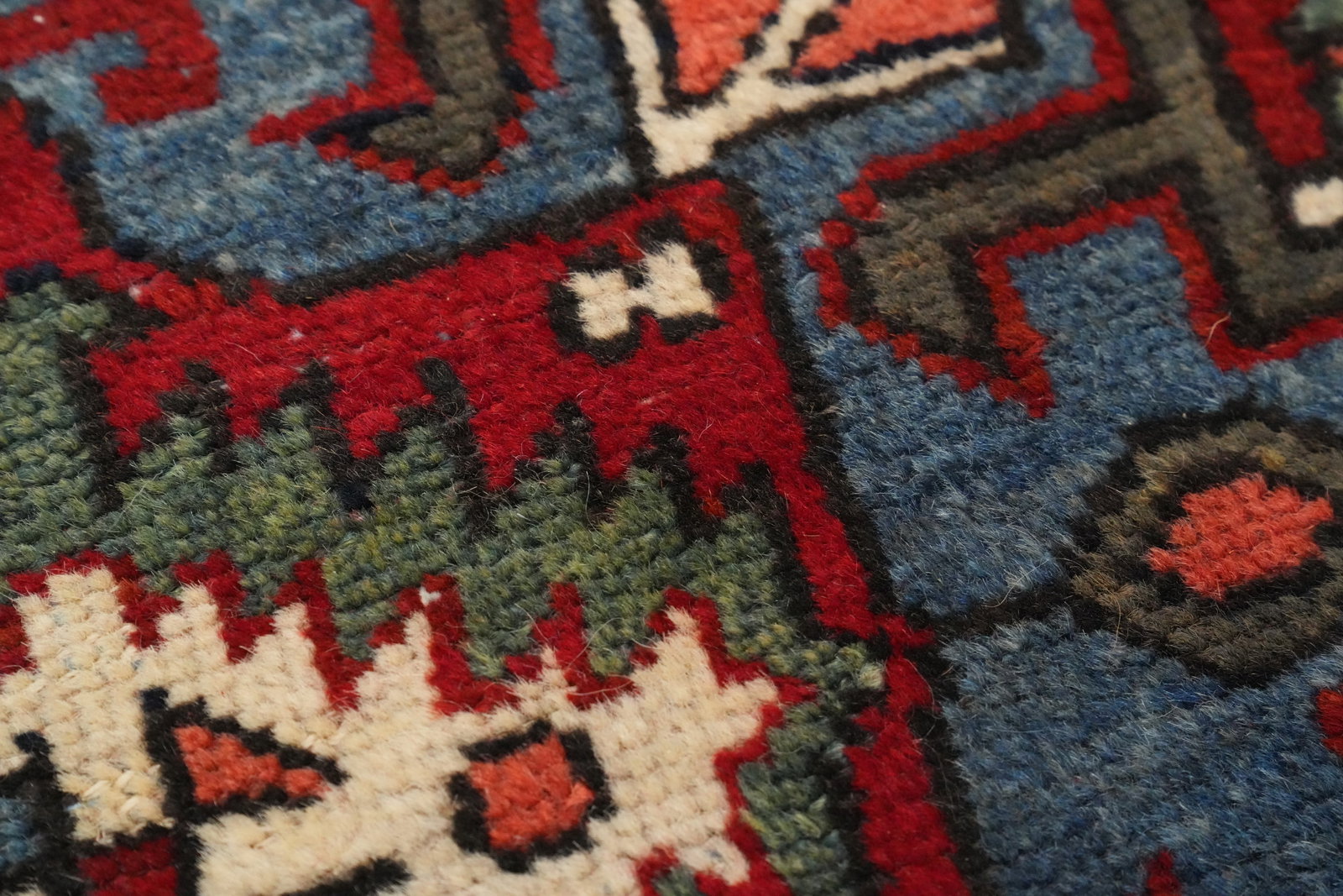 Antique Heriz Serapi Persian Runner Rug 3x11 - 9