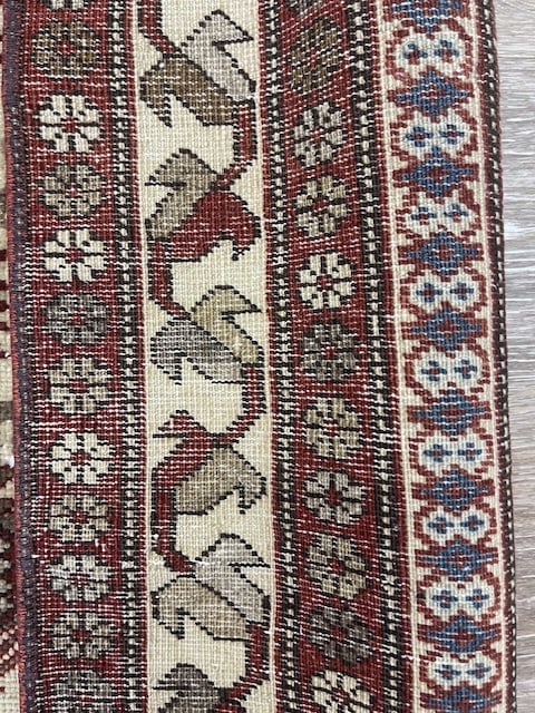 Unique Antique Shirvan Prayer rug-5184 - 11