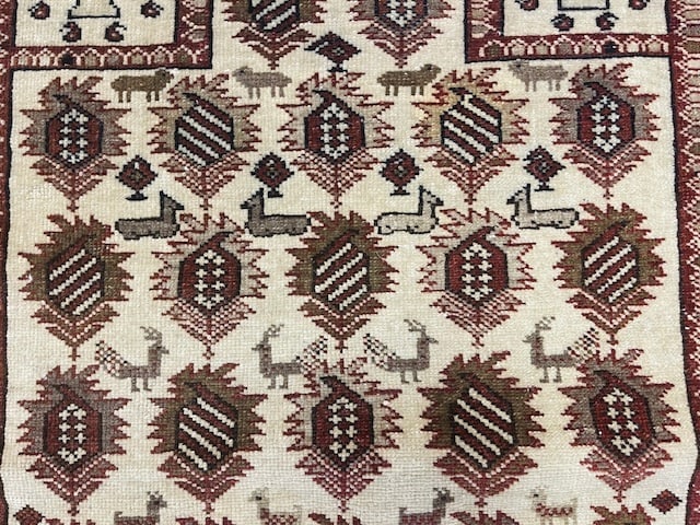 Unique Antique Shirvan Prayer rug-5184 - 3