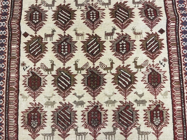 Unique Antique Shirvan Prayer rug-5184 - 4
