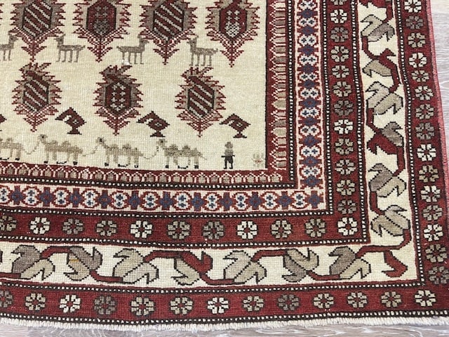 Unique Antique Shirvan Prayer rug-5184 - 6