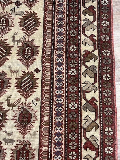 Unique Antique Shirvan Prayer rug-5184 - 8