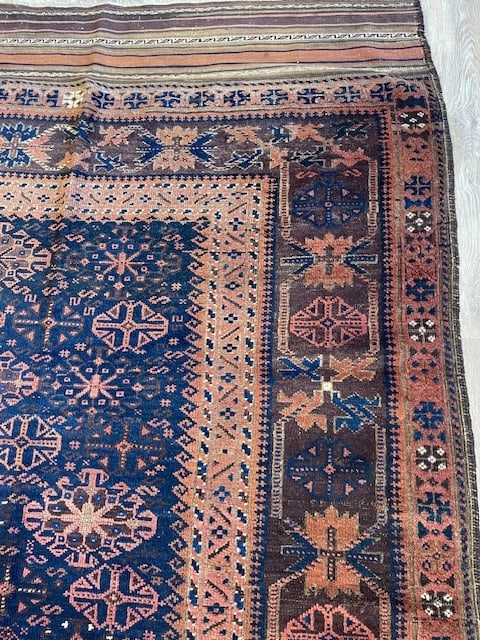 Antique persian Baliuch Rug-5176 - 7