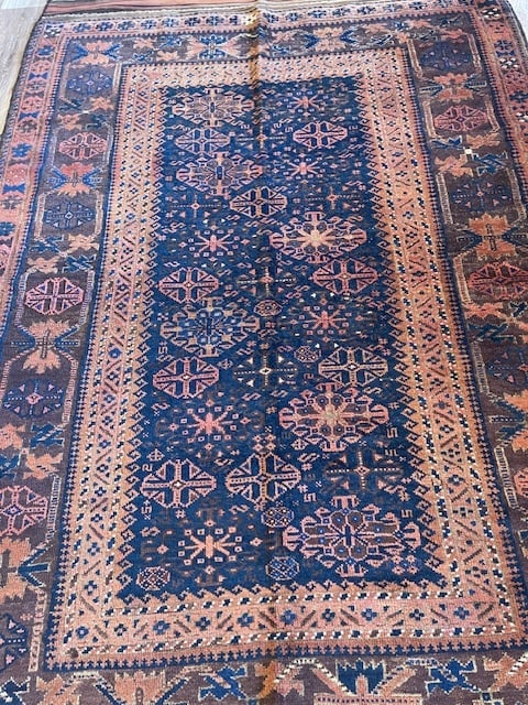 Antique persian Baliuch Rug-5176 - 8