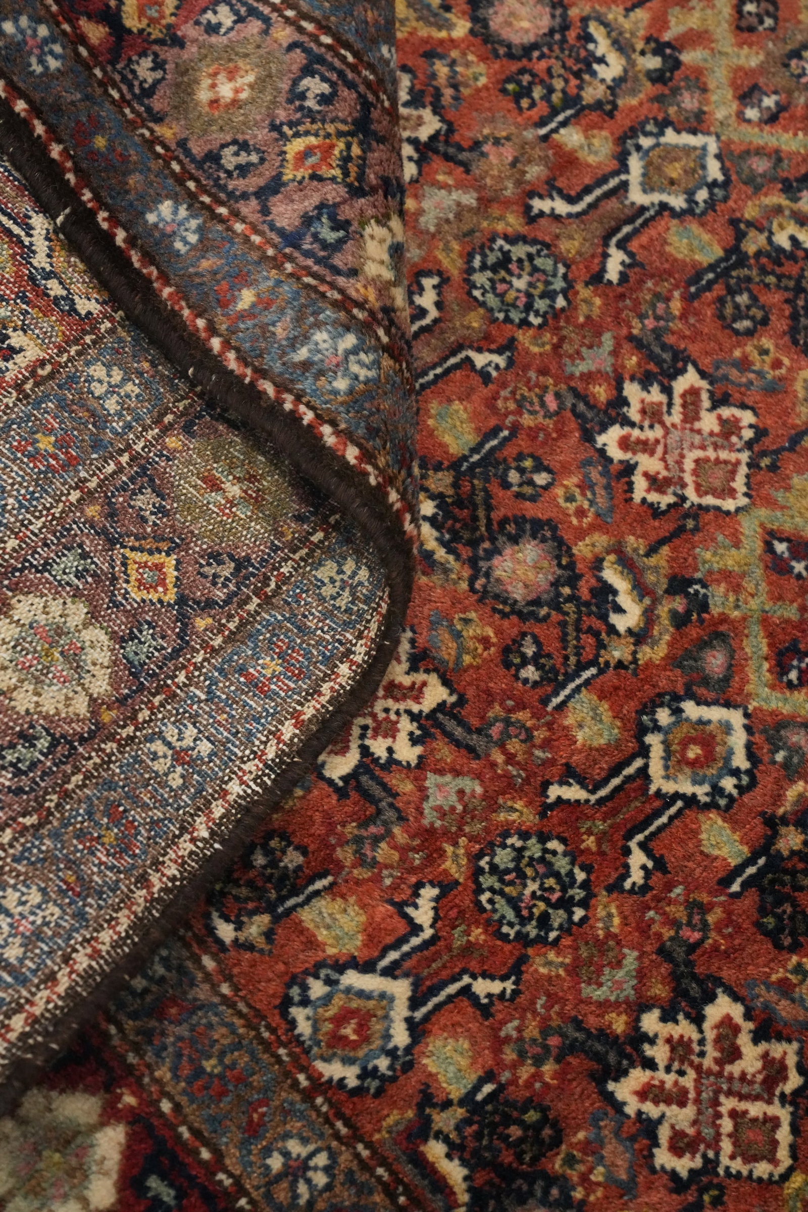 Antique Heriz Bakhshayesh Persian Runner Rug 4x15 - 13