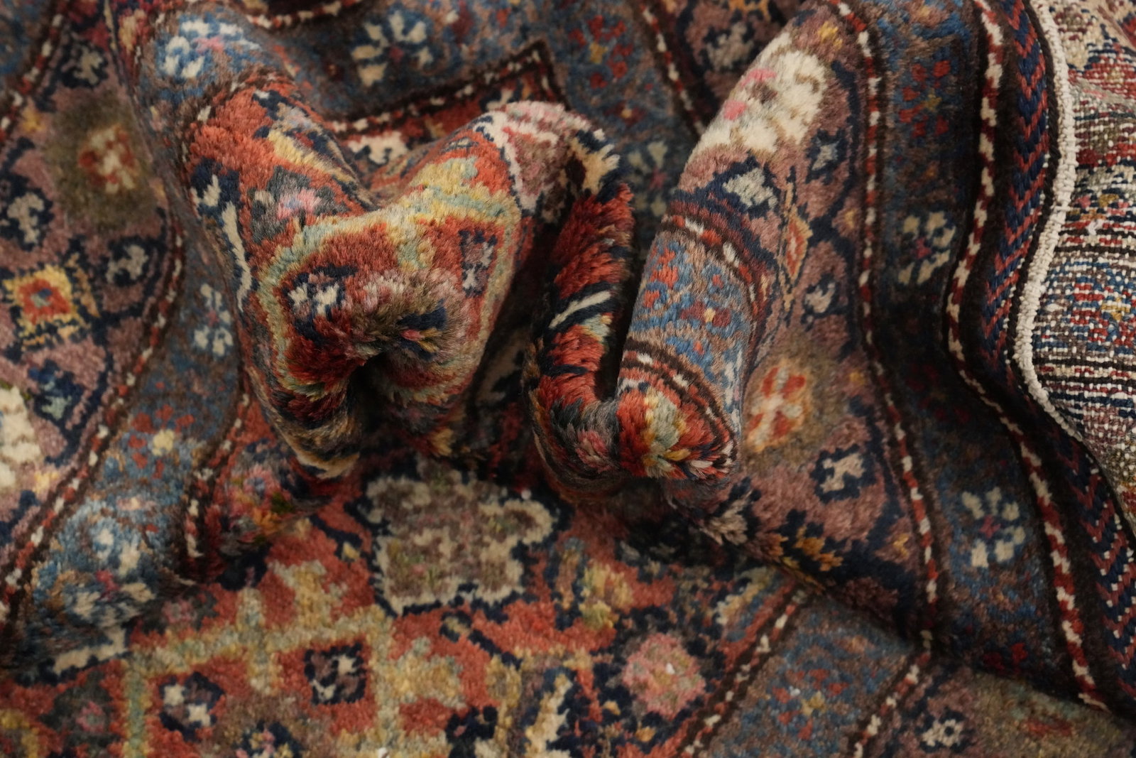 Antique Heriz Bakhshayesh Persian Runner Rug 4x15 - 14