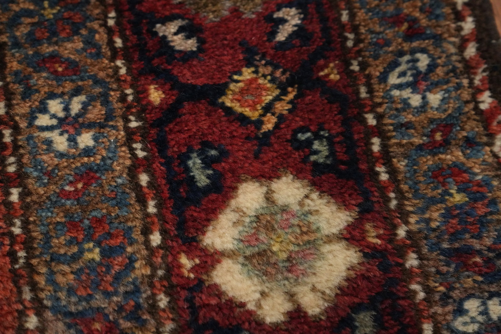 Antique Heriz Bakhshayesh Persian Runner Rug 4x15 - 9