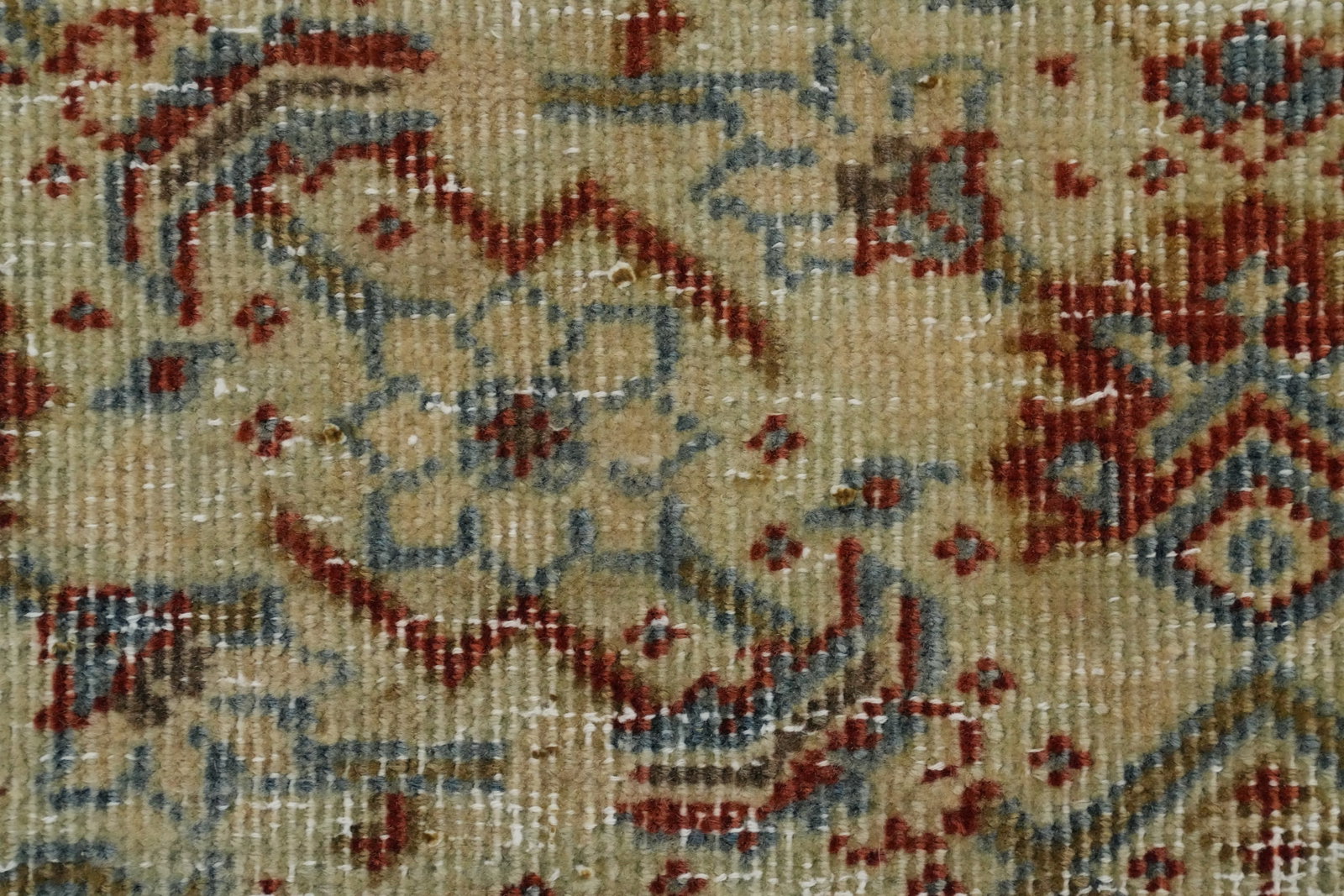 Antique Vegetable Dye Tabriz Persian Area Rug 10x13 - 8