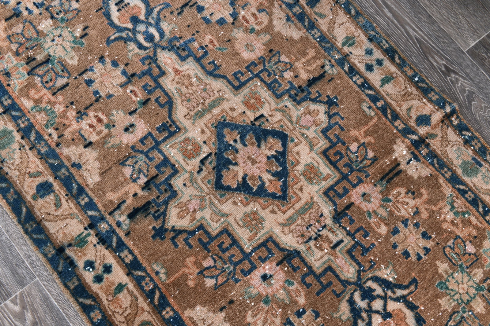 2'10'' x 12'10'' Unique Handmade Vintage Rug - 242401 - 4